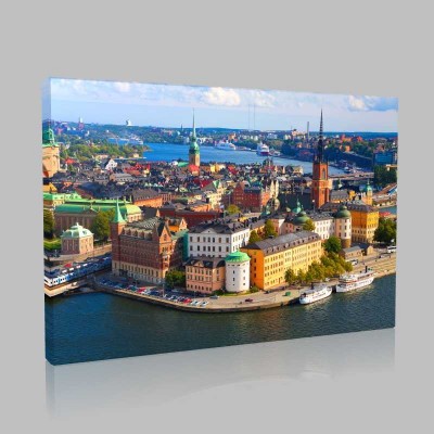 Stockholm İsveç Kanvas Tablo