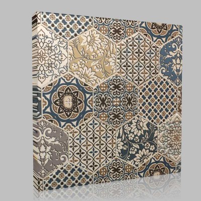 Shabby Mosaic Tiles 2 Kanvas Tablo