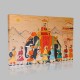 Traditional Turkish Art Miniature  42 Kanvas Tablo