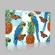 Tiles Birds 39 Kanvas Tablo