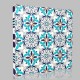 Tile Flower 25 Kanvas Tablo