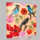 Tiles Birds 18 Kanvas Tablo