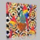 Tiles Birds 40 Kanvas Tablo