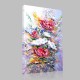 Oil PaintIng A Bouquet Of Flowers Kanvas Tablo