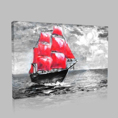 Scarlet Sails Kanvas Tablo