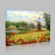 Ukraine Landscape House  Windmill Kanvas Tablo