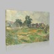 Landscape Near Paris  By Paul Cezanne Kanvas Tablo