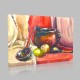 Still Life With Jug  Kitchen Spoon  Fruit And Draping Kanvas Tablo