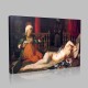 Jean Auguste Dominique Ingres Odalisque Kanvas Tablo