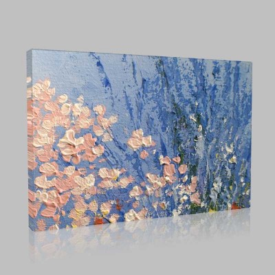 Flowers Oil Paintings  Texture Kanvas Tablo