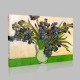 Van Gogh Vase Of Irises  Kanvas Tablo