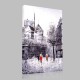 Street View Of Paris Grey Kanvas Tablo